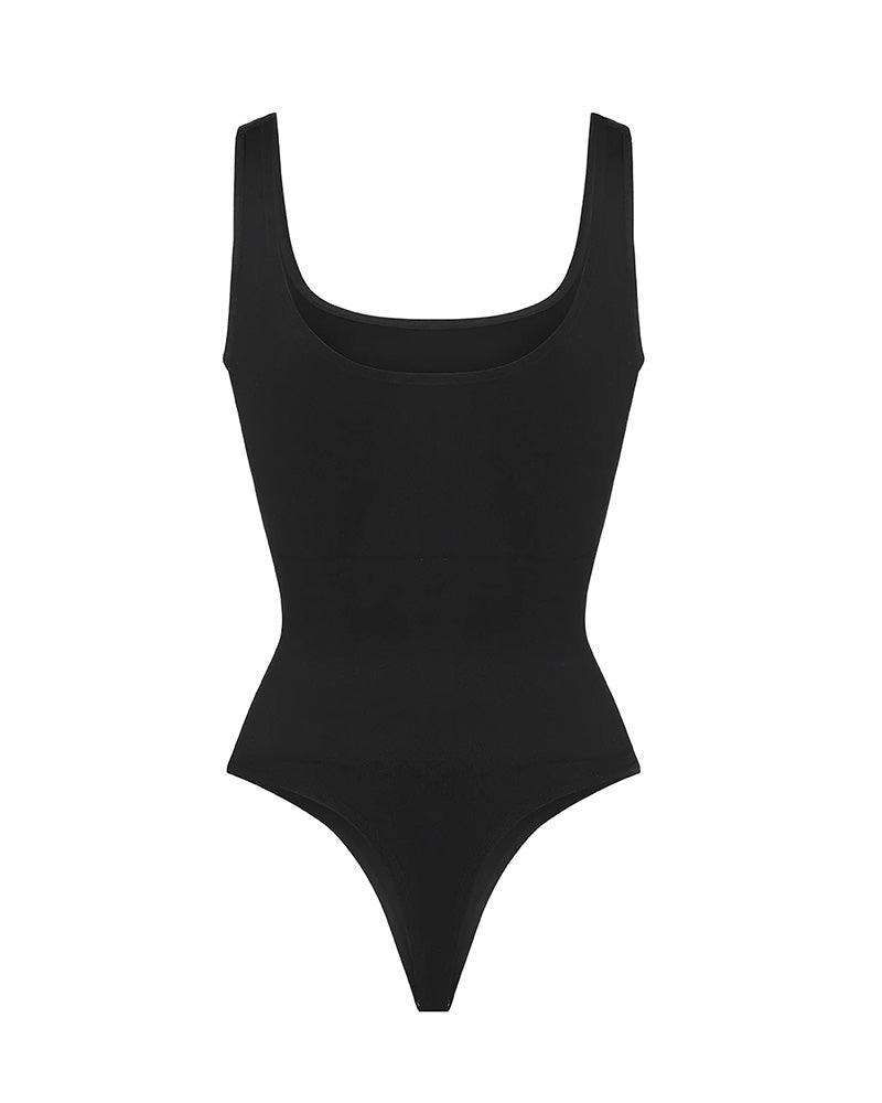 Vest Style Triangle Bodysuit - Wishe