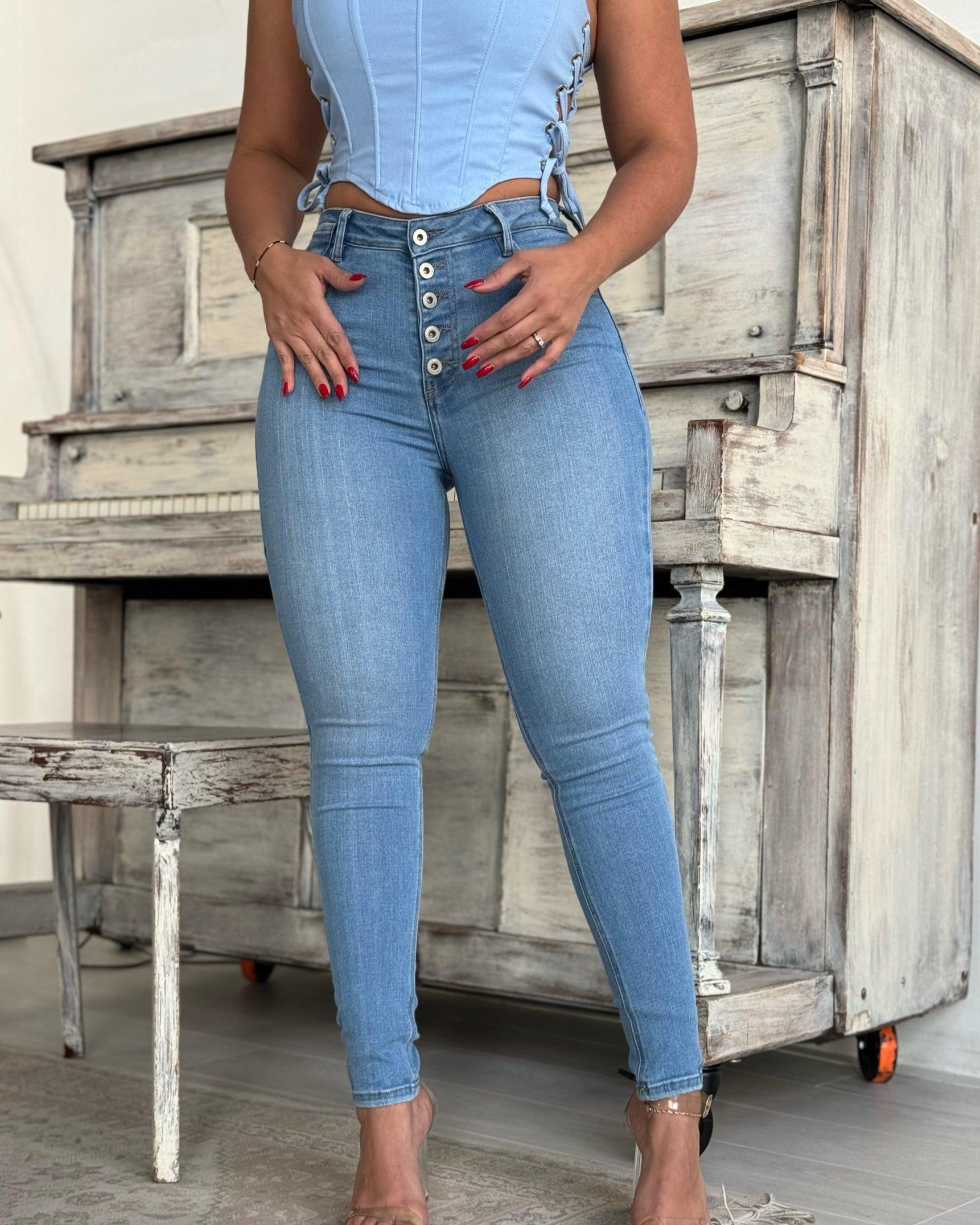 Light Blue Skinny Jeans