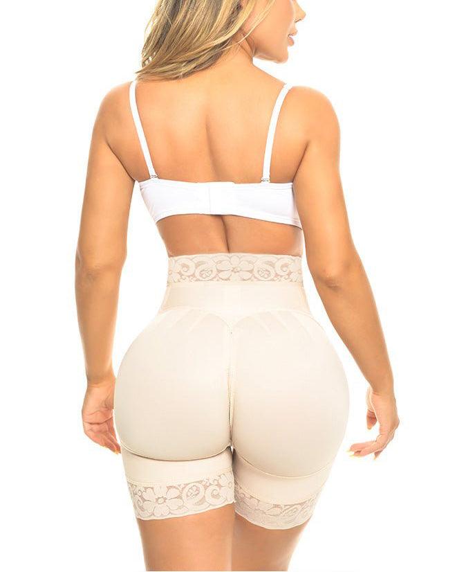 High Waist Push Up Shorts With 3 Rows Of Bootylicious Enhancement Snaps