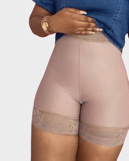 High Waist Seamless Open-crotch Butt Lift Shaper Control Shorts - Wishe