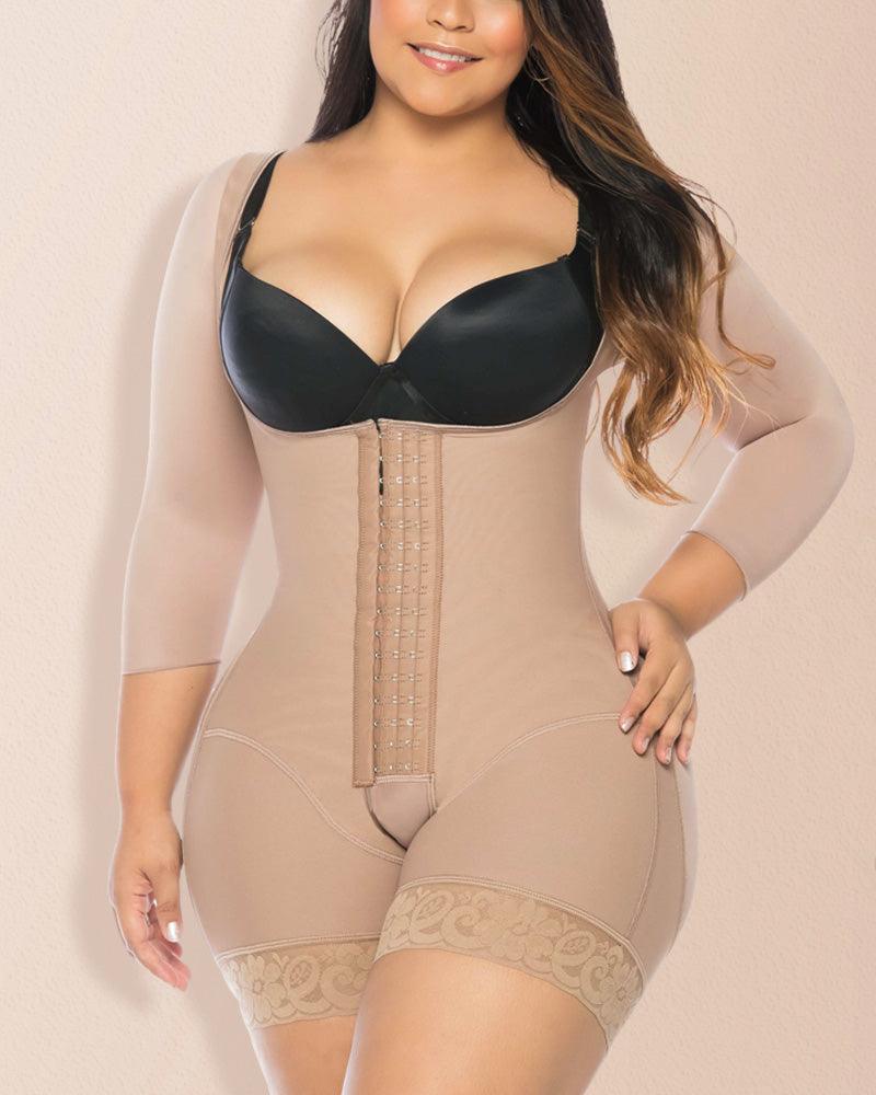 Open Bust Faja with Long Sleeves FGB606 - Wishe