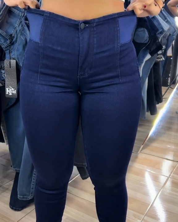 High Waist Skinny Peach Butt Jeans