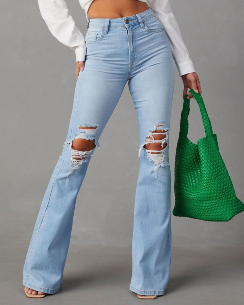 women's ripped jeans