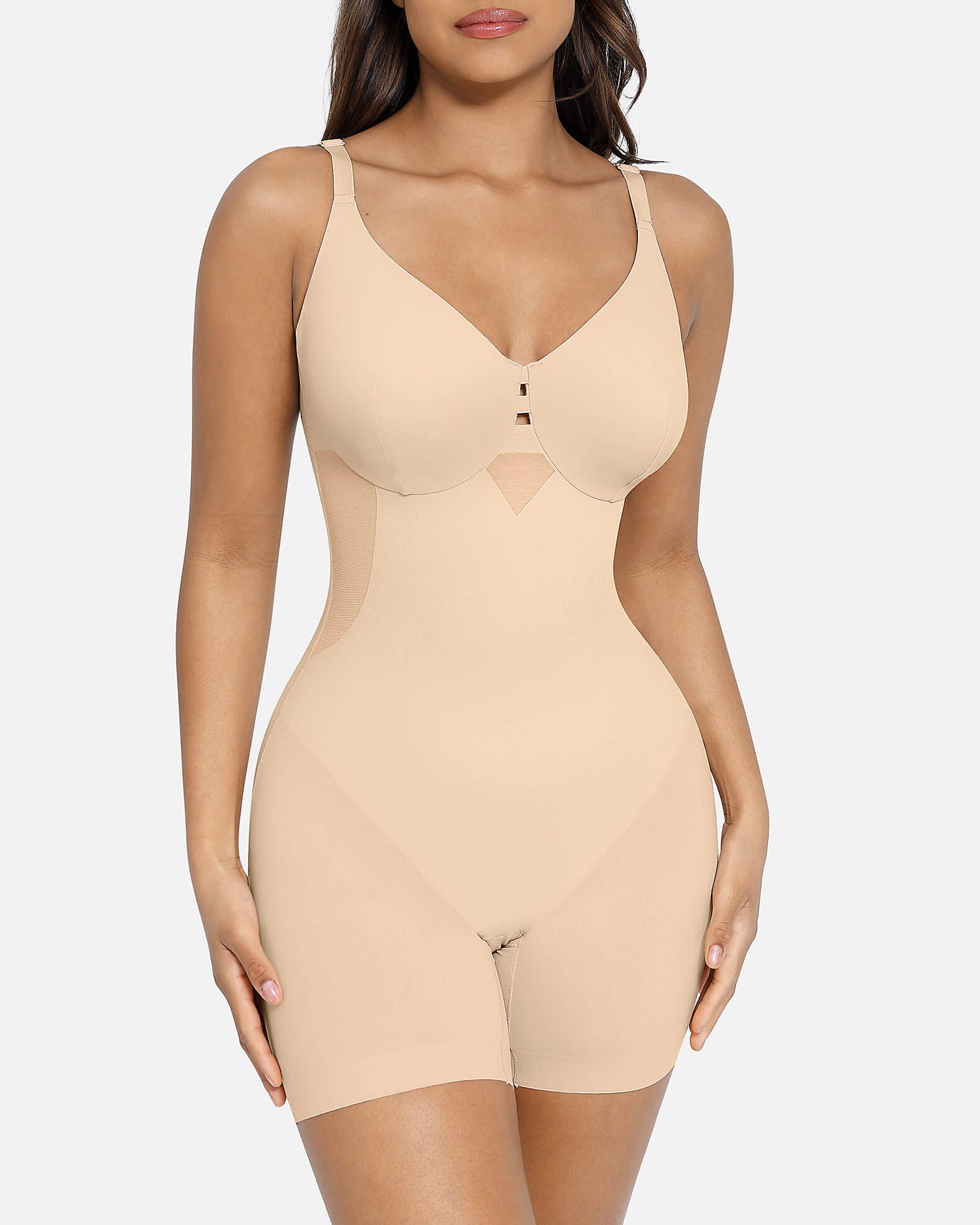 Seamless Thigh Control Breast Lift Shapewear