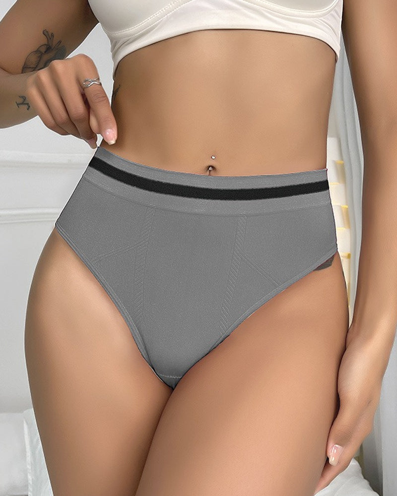 Seamless High Waist Tummy Control Stretch Briefs