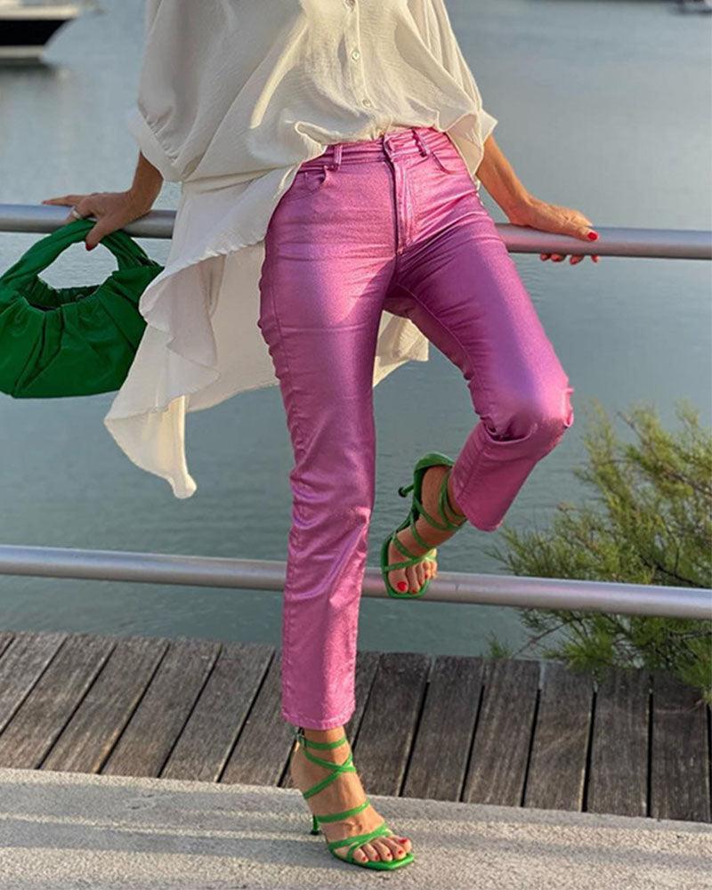 Casual Tight Fashion Pants - Wishe