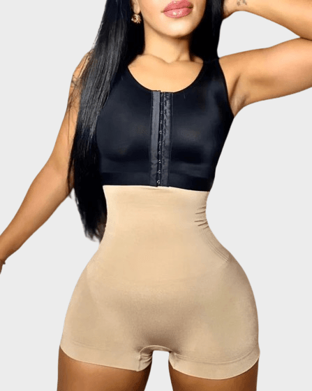 Seamless High Waist Tummy Control Booty Short - Wishe