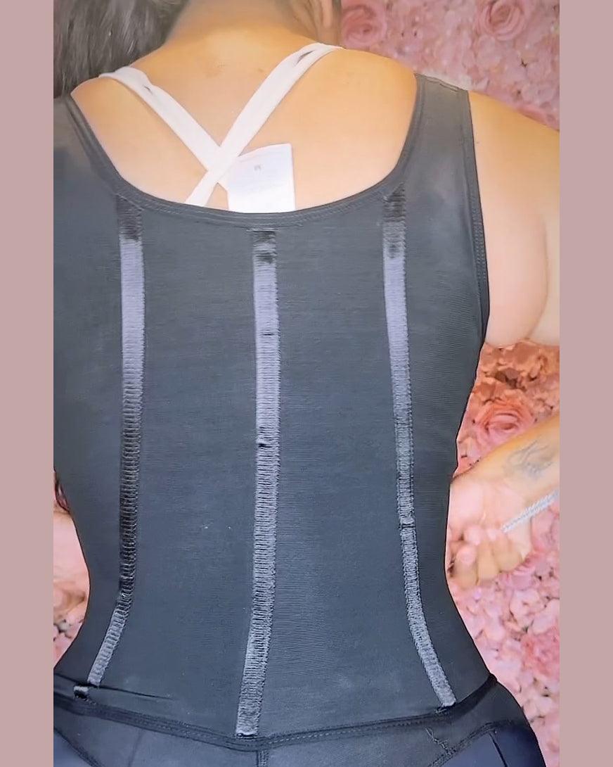 Black Super Shape Control Faja Vest