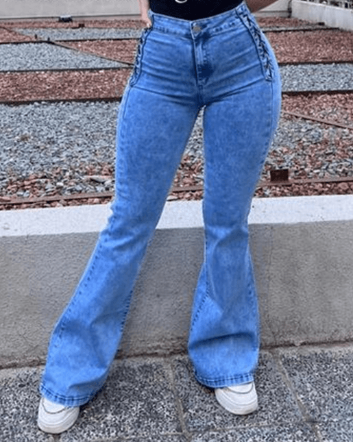 New Premium Quality Braided Cargo Jeans