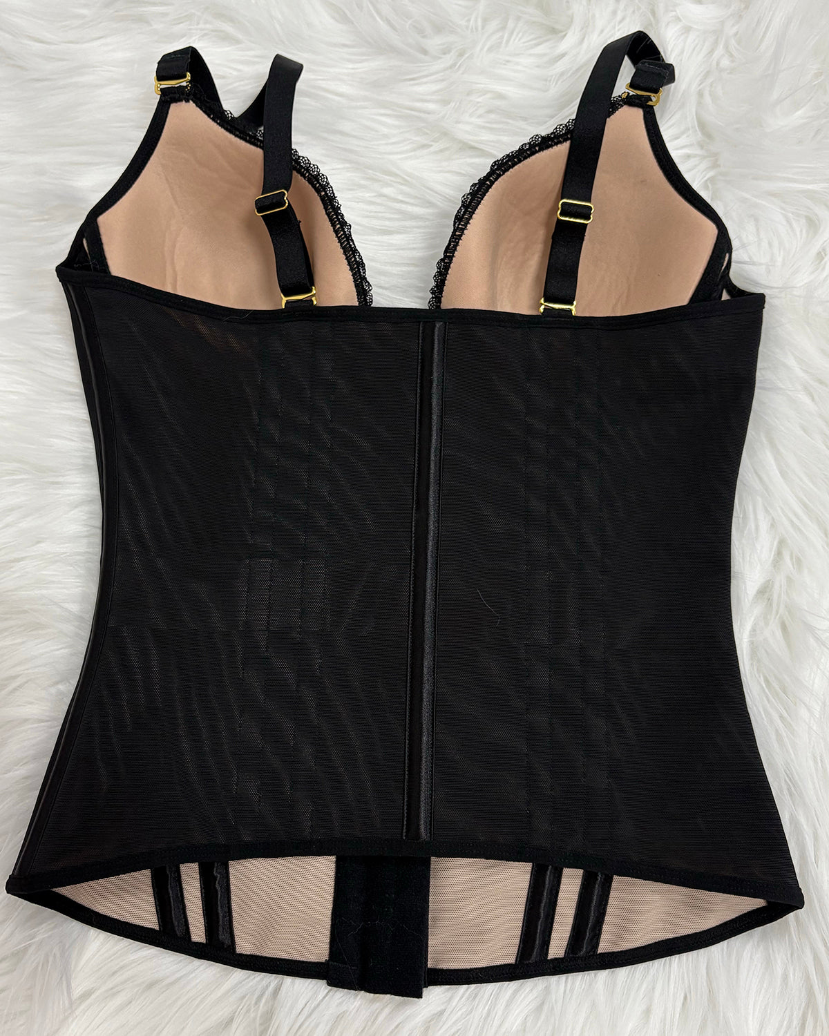 29 Steel Bone Invisible Hook And Zip Waist Trainer