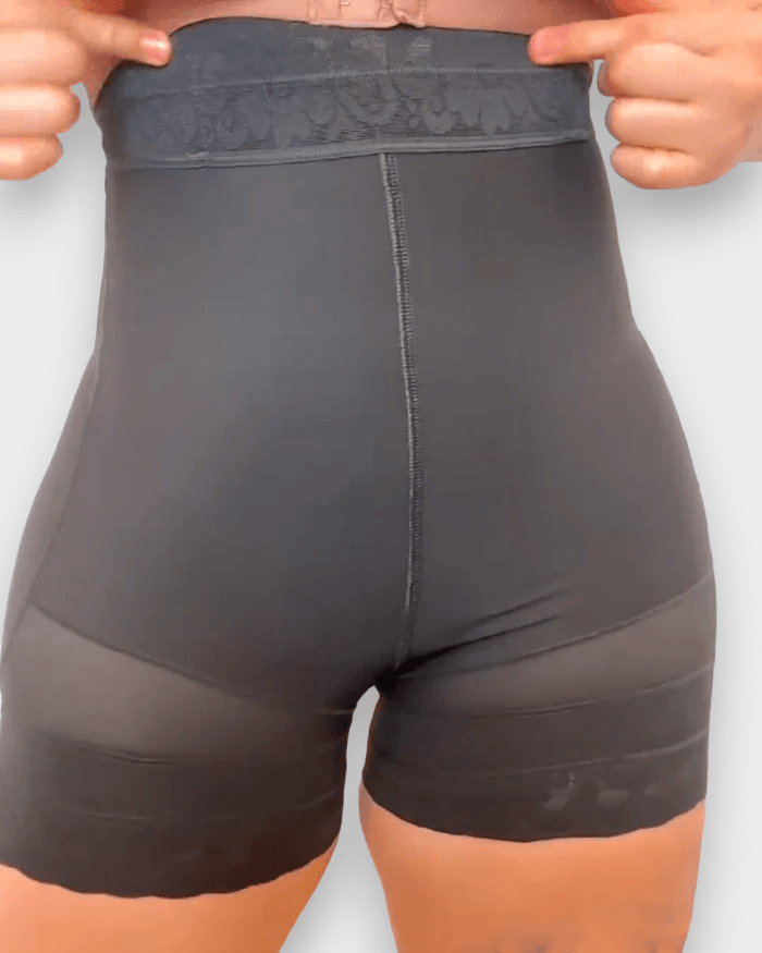 High Waist Seamless High Compression Tummy Control Butt Lift Shaper Short - Wishe