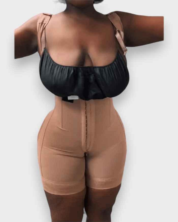 Waist Trainer Mid Thigh Faja No Bra - Wishe