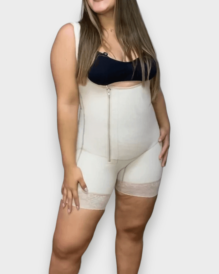 Side-Control Open Bust Shapewear - Wishe