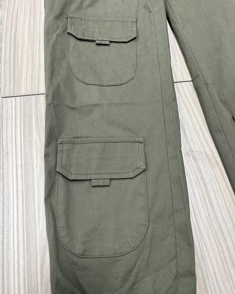 Stretched-Foot Cargo Pants (Pre-Sale)