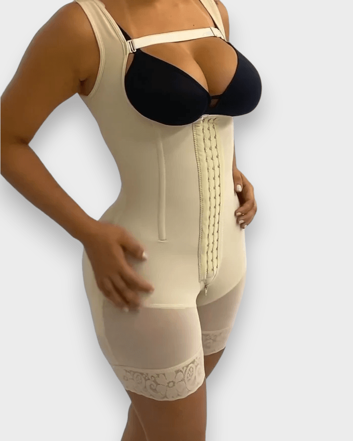 High Compressim Mesh Tummy Control Shapewear - Wishe