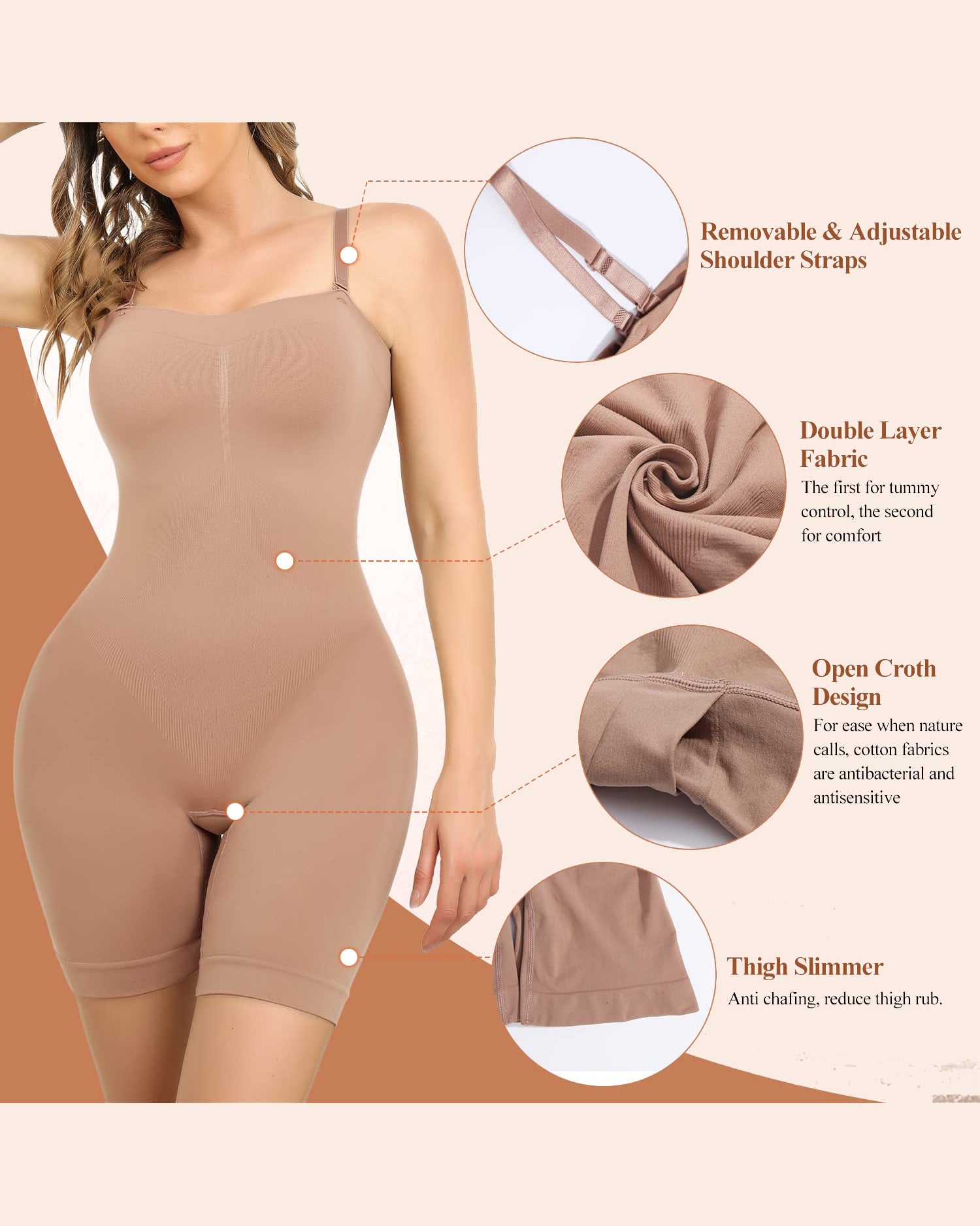 Seamless Mid-Thigh Bodysuit