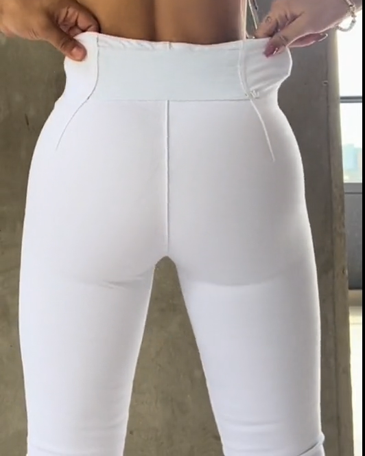 High Waist Skinny Peach Butt Jeans