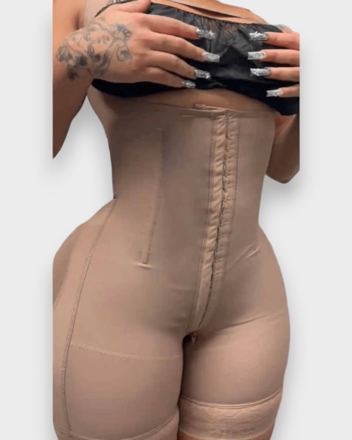 Waist Trainer Mid Thigh Faja No Bra - Wishe