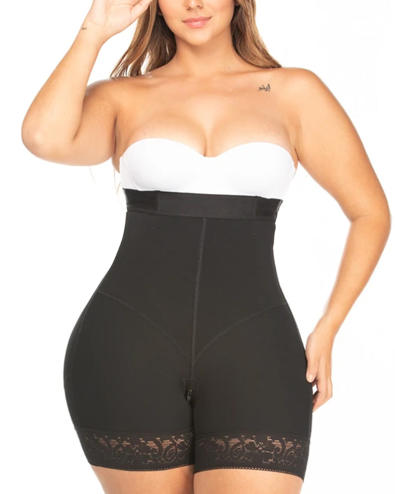 High Waisted Butt Lifter Invisible Bodysuit Seamless Butt Pads Hip Enhancer Slimming Short