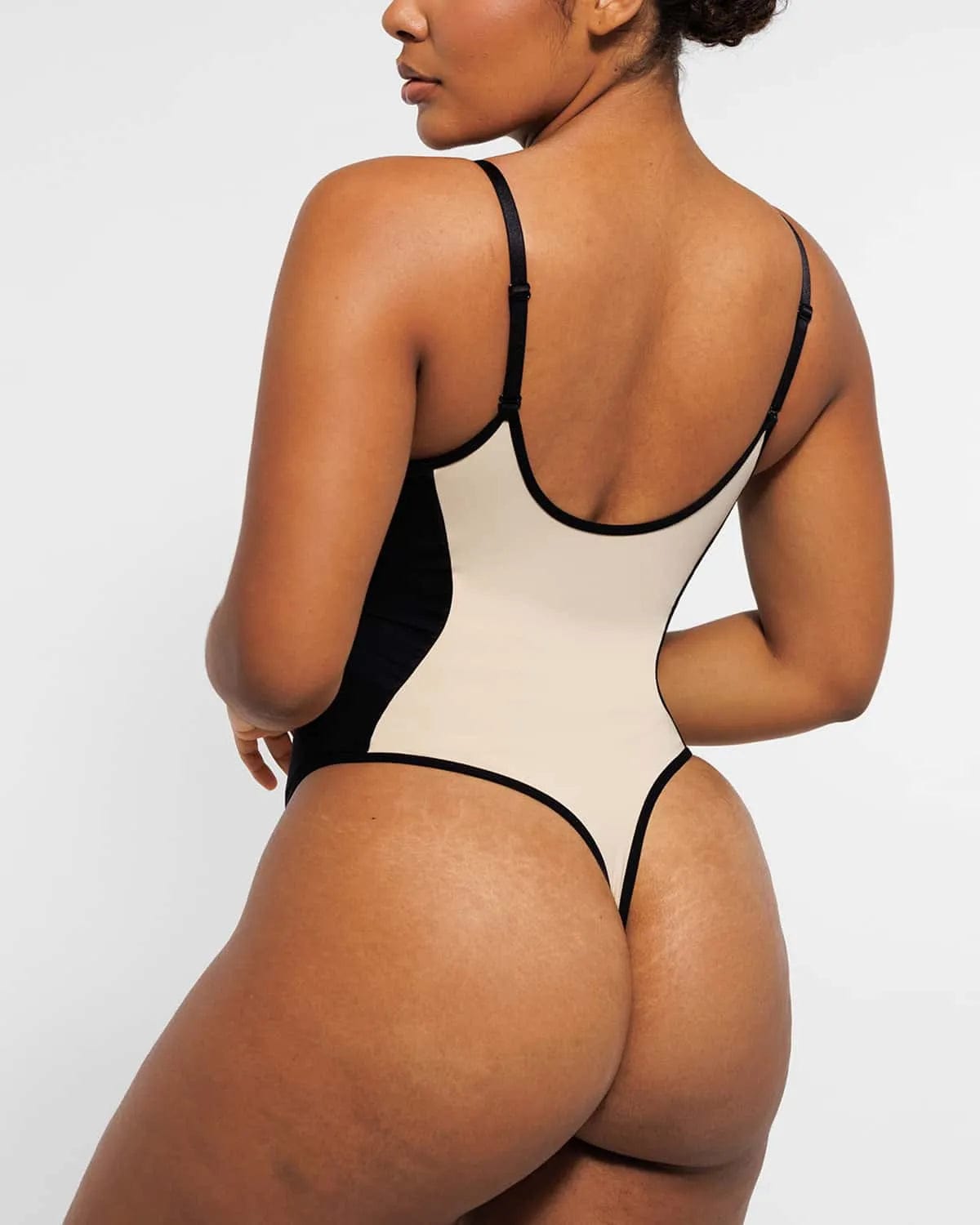 Deep Plunge Thong Shaping Bodysuit