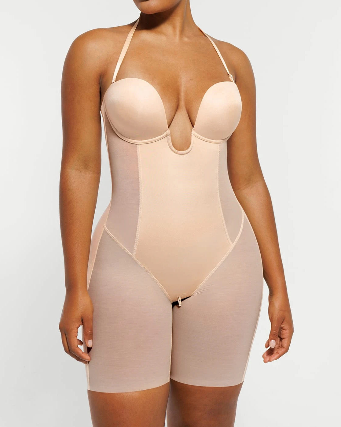 Deep Plunge Butt-Lifting Shaping Bodysuit