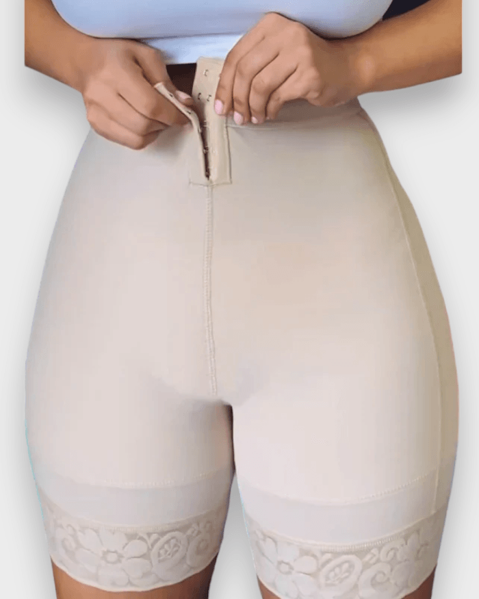 High Waist Faja Shorts - Wishe