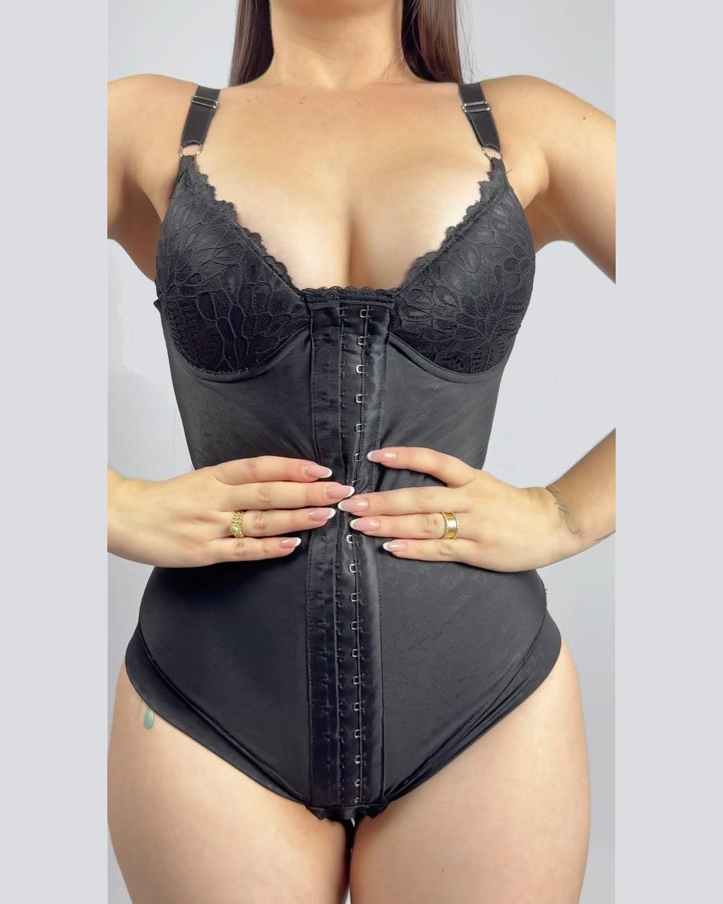 Full Body Hourglass Figure Bodysuit - Wishe