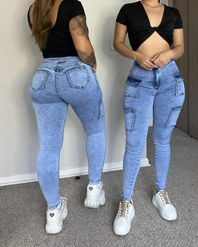 Pocket Skinny Jeans (Pre-Sale)