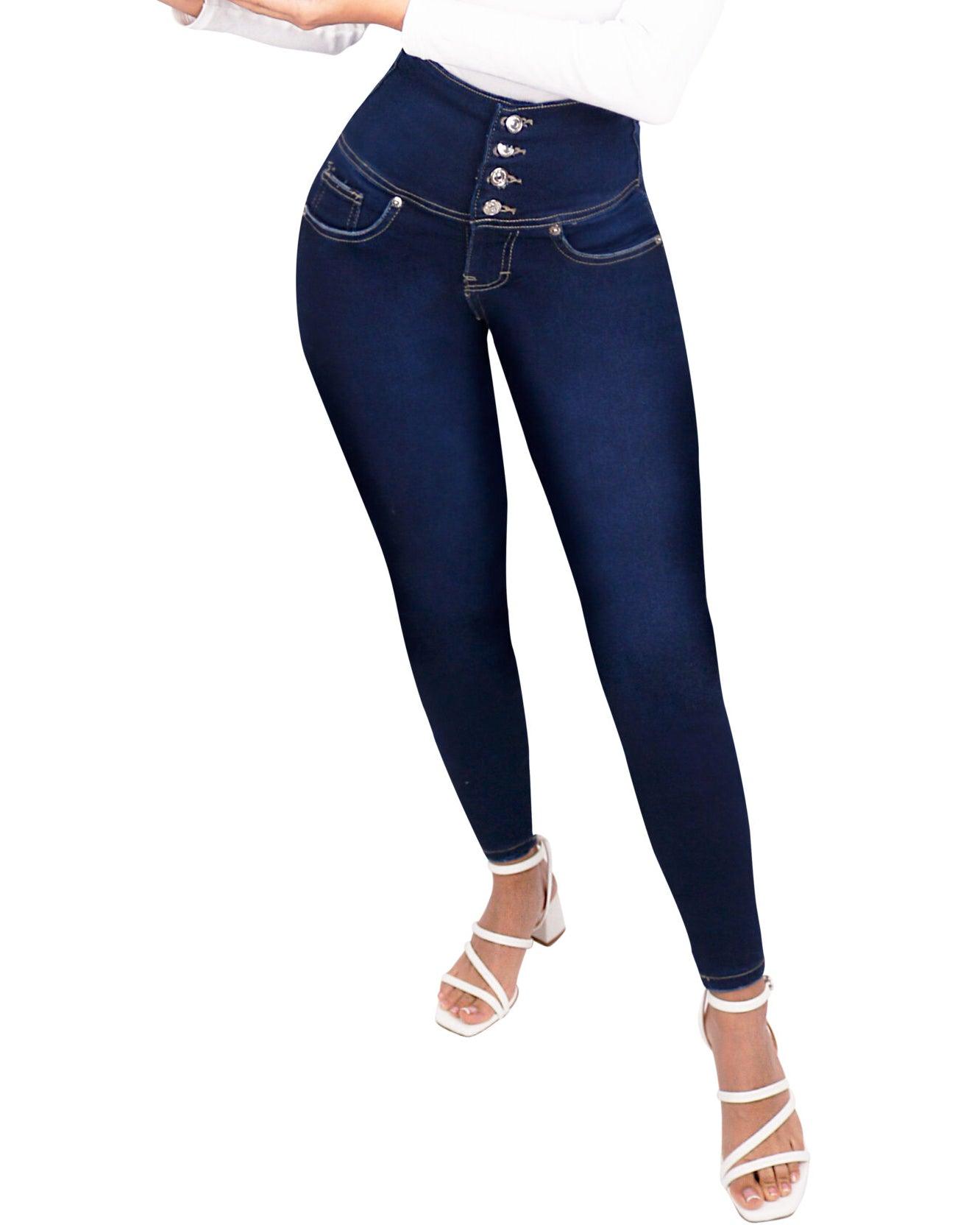 Wishe Butt Lifting Curvy Jeans High Waist Stretchy Jeans