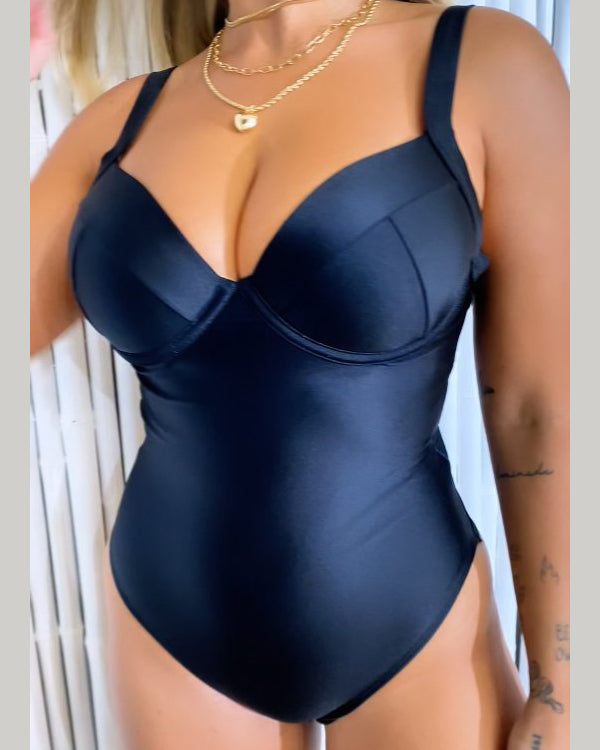 Shaping Model Swimsuit Skinny Bodysuit