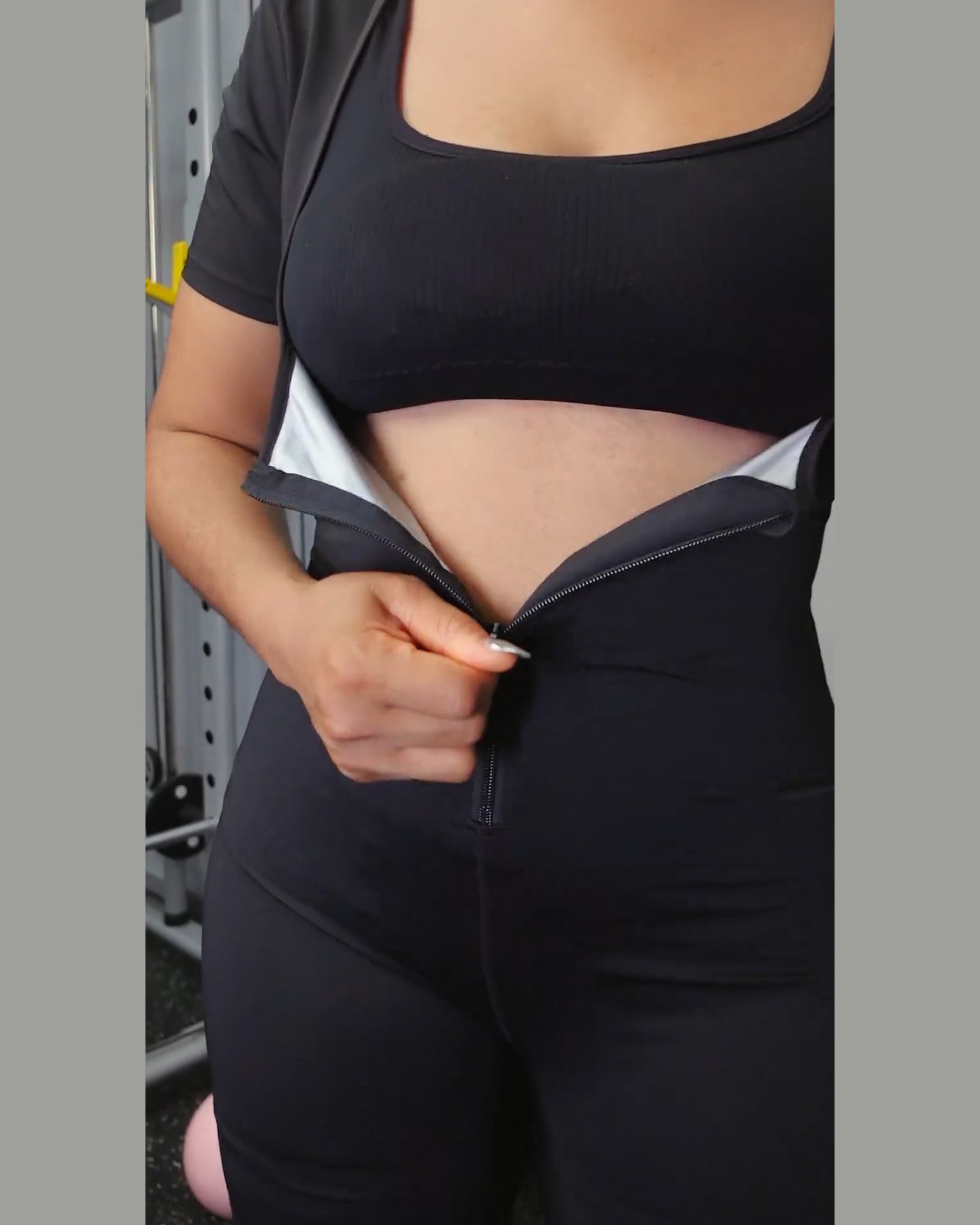 Sweat Sports Shapewear Jumpsuit