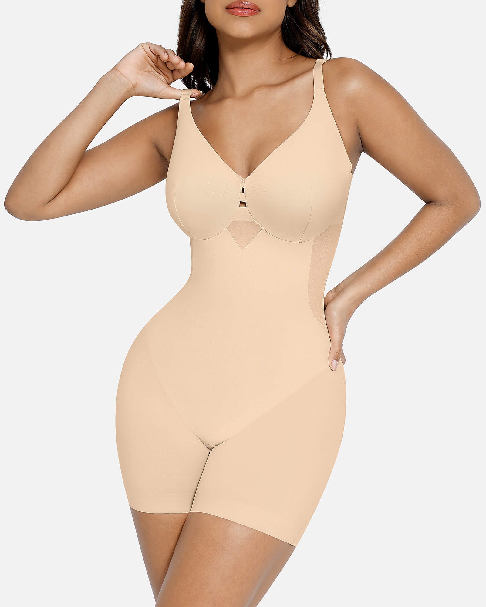 Seamless Thigh Control Breast Lift Shapewear