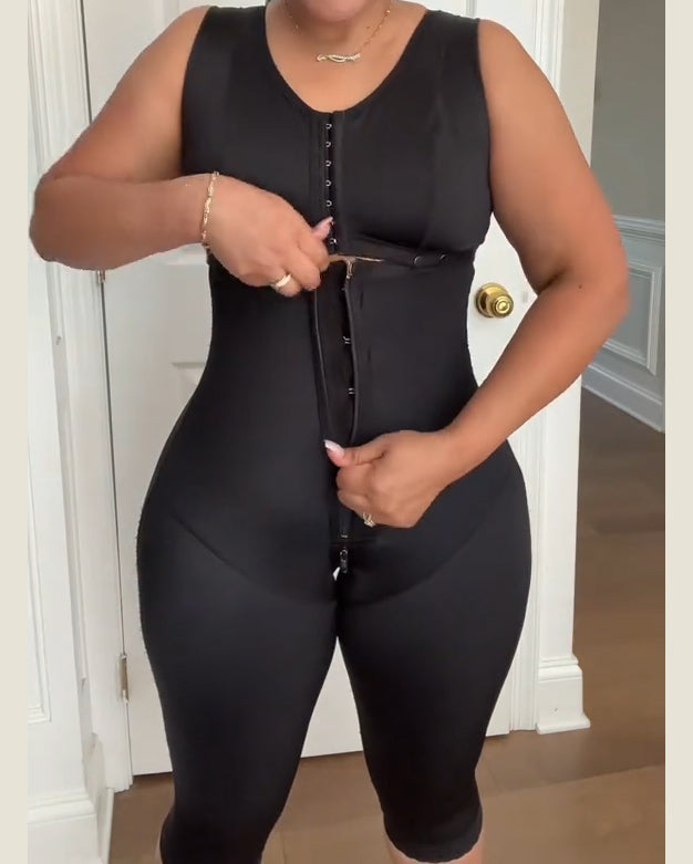 Full Coverage High Compression Hourglass Body Figure Stage 2 Shapewear