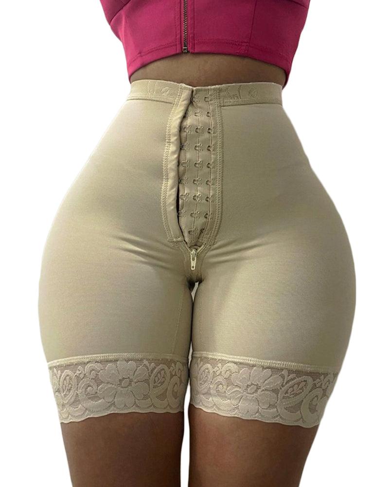 Double High Compression Butt Lifter Shorts Hourglass Body Shaper - Wishe