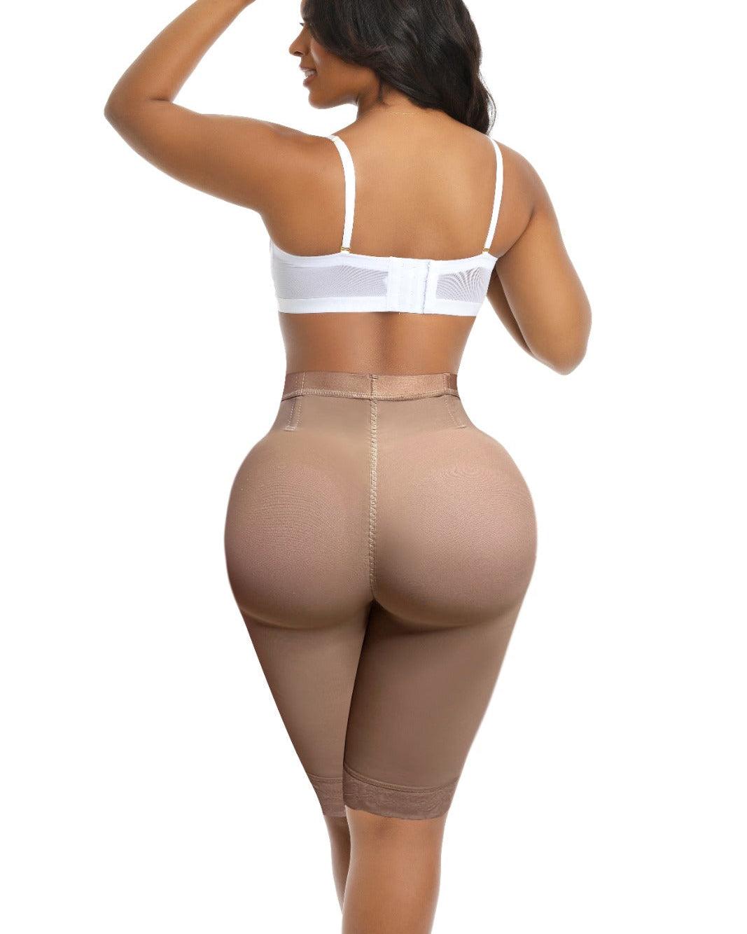 Seamless High Waist Butt Push Up Control Mesh Shorts - Wishe