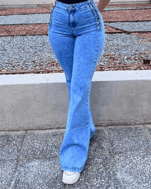 New Premium Quality Braided Cargo Jeans