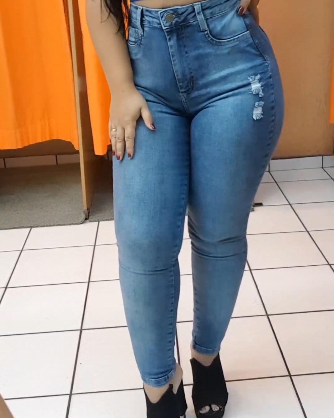 High Waist Tummy Control Butt Lift Faja Jeans