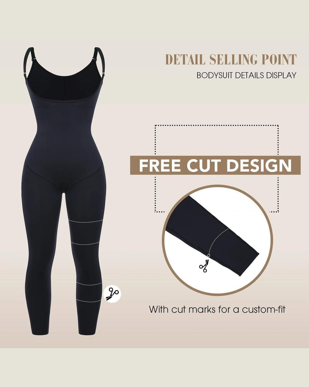 Full Body Shapwear | Open-Bust Catsuit Body Shaper