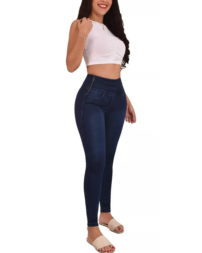 Colombian High Stretch Peach Butt Skinny Jeans