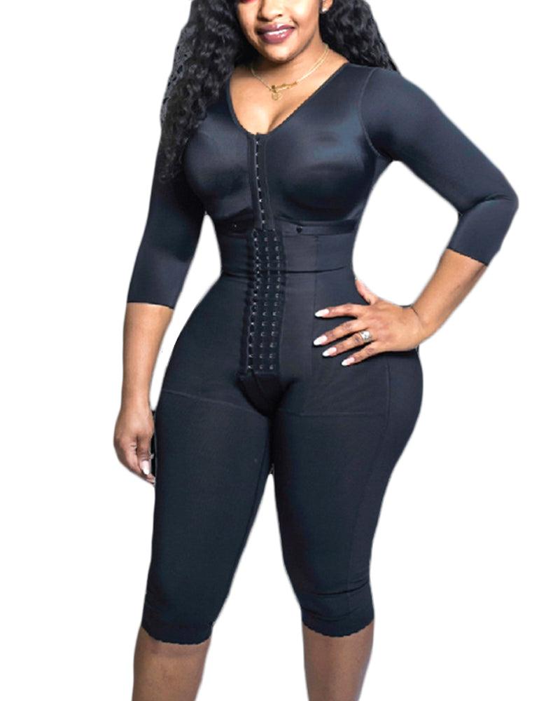 Full Body Support Arm Compression Shrink Your Waist With Built In Bra - Wishe