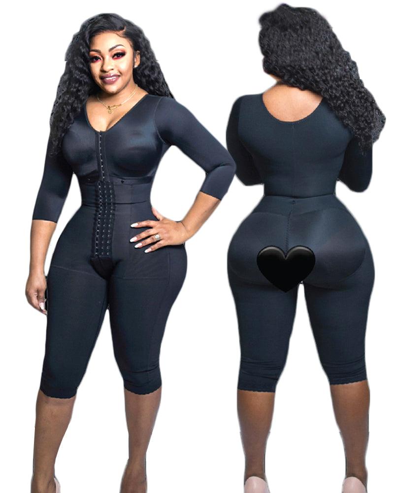 Full Body Support Arm Compression Shrink Your Waist With Built In Bra - Wishe