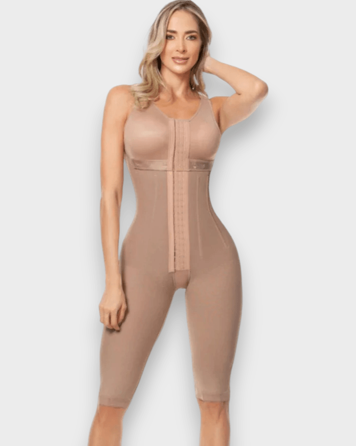 Hourglass Girdle with Long Bra Complete with 7 Wires - Wishe
