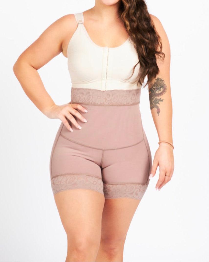 Lace Butt Lift Shapewear Shorts - Wishe