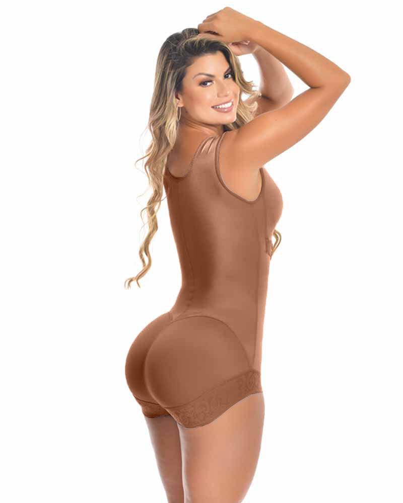 New Lolita Black Body With Luxury Molding Adjustable Front Closure Fajas Lace Body Shaper - Wishe