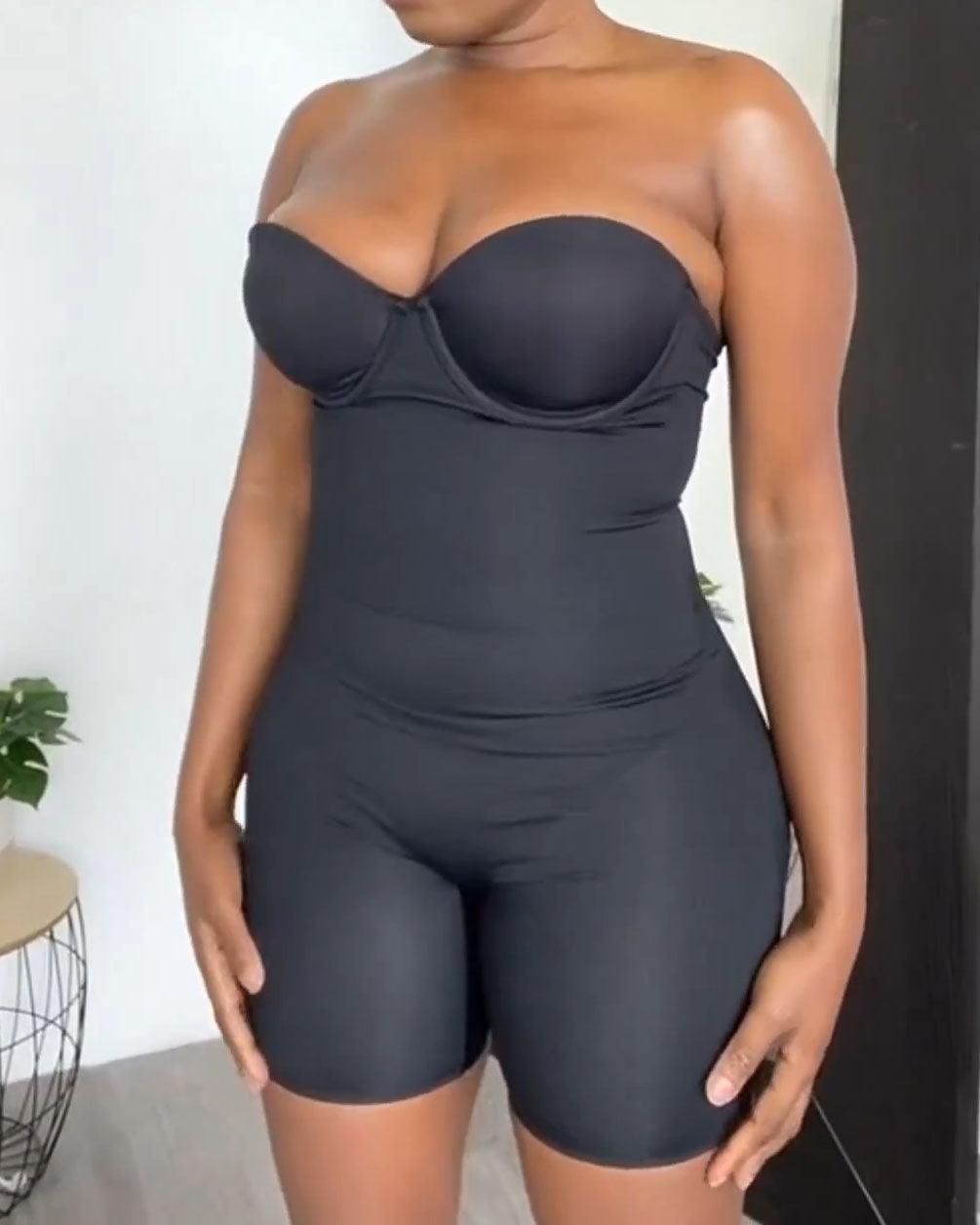 Seamless High Compression Removable Strap Summer Body Shaper - Wishe