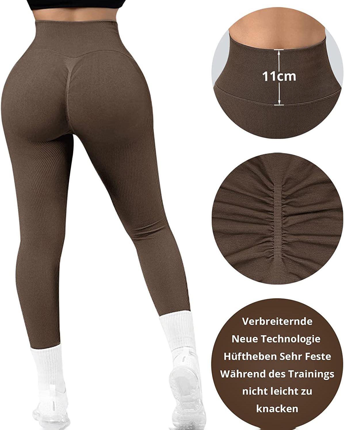 Seamless Yoga Pants Hip Breathable Yoga Pants - Wishe