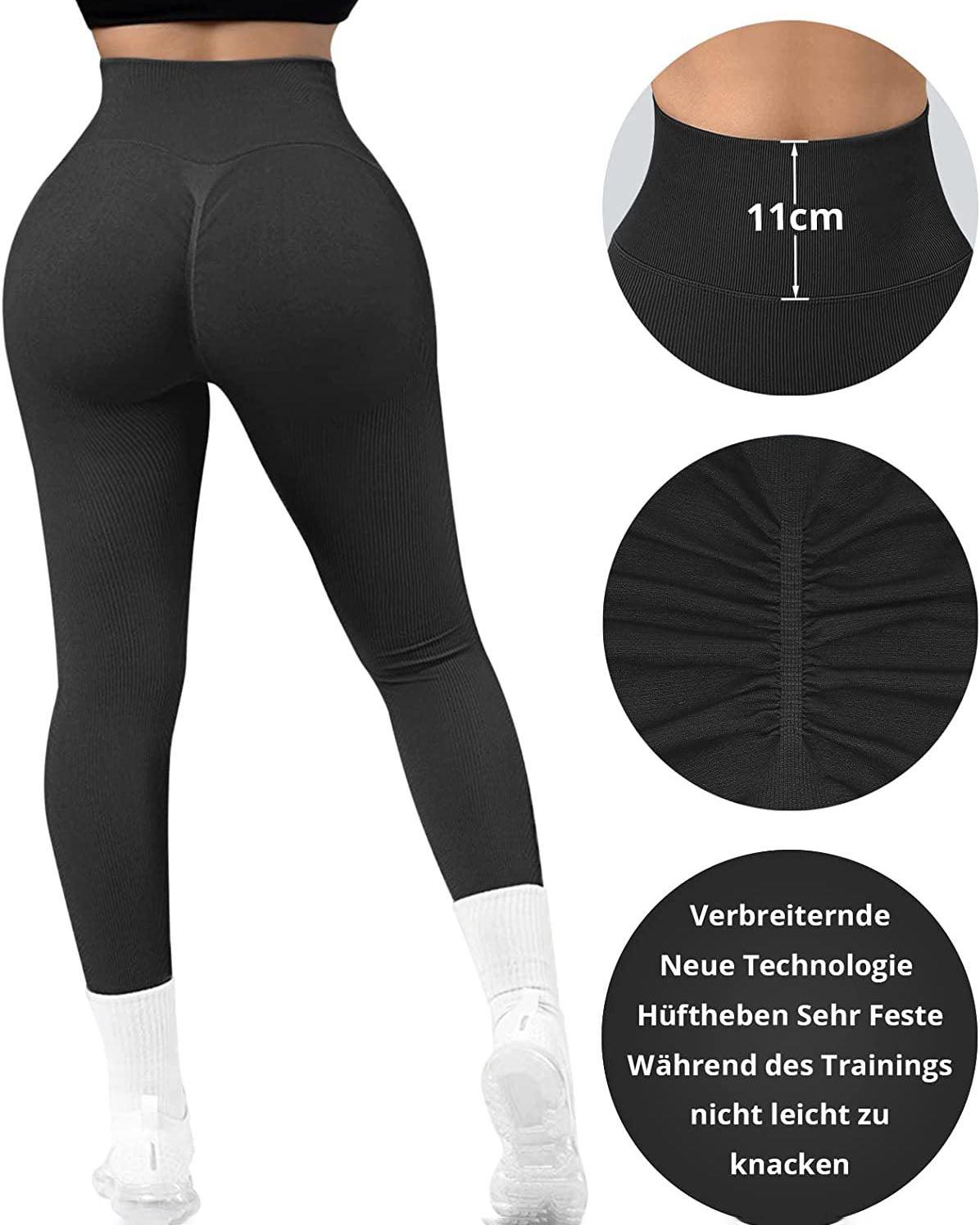 Seamless Yoga Pants Hip Breathable Yoga Pants - Wishe