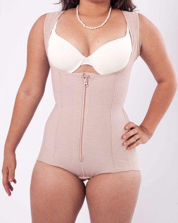 Super Control Zipper Body Shapewear - Wishe