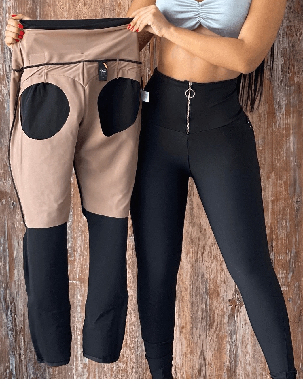 Tummy Control Zipper Butt Lift Pants