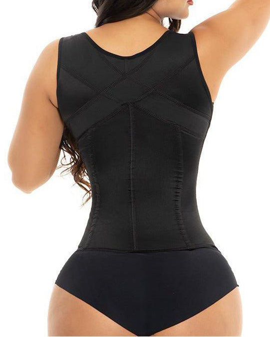Ultra Waist Girdle With 15 Wheels With Brooches And Closure, Creates Hourglass Silhouette